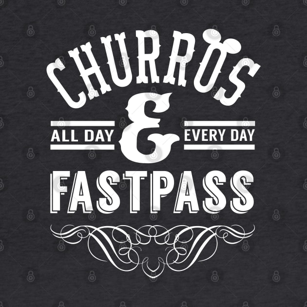 Churros and Fastpass by PopCultureShirts